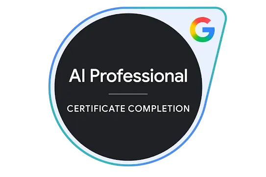 Google AI Professional Certificate - Grow with Google